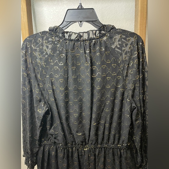 LONDON TIMES Clipped A-Line Dress - Picture 11 of 16